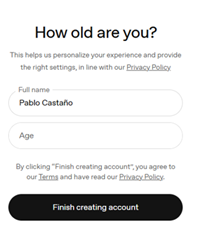 Creación de cuenta Chat GPT