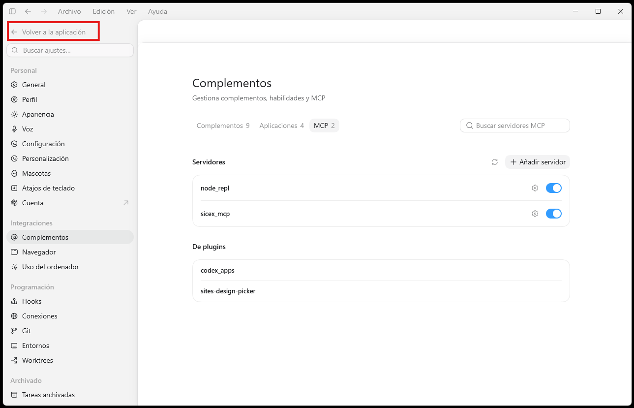 Aplicación instalada de Chat GPT