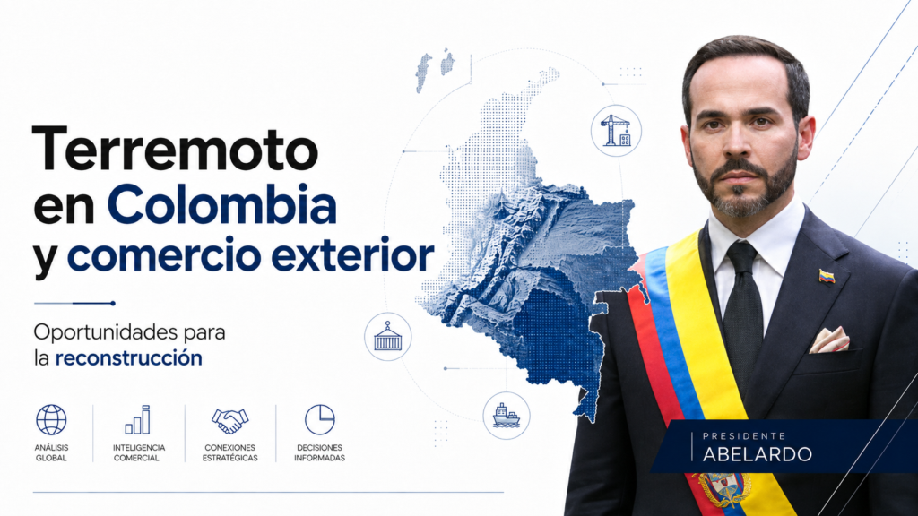 Terremoto en Colombia y comercio exterior