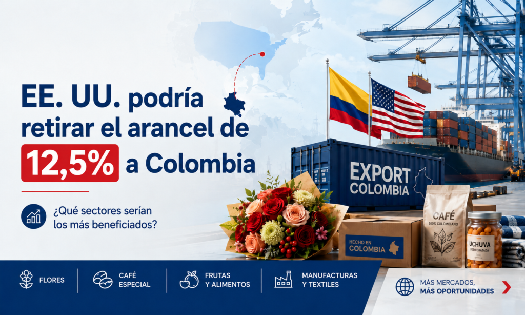 EE. UU. podría retirar el arancel de 12,5% a Colombia: ¿quiénes ganarían?